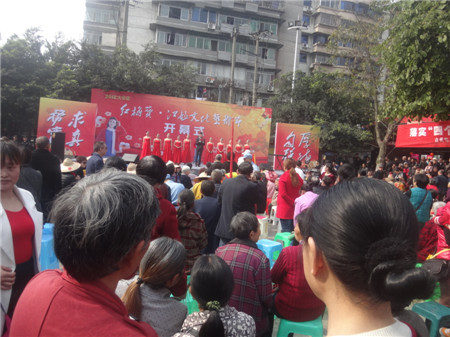2016年大安.今天上午江姐文化艺术节开募式在大安举行