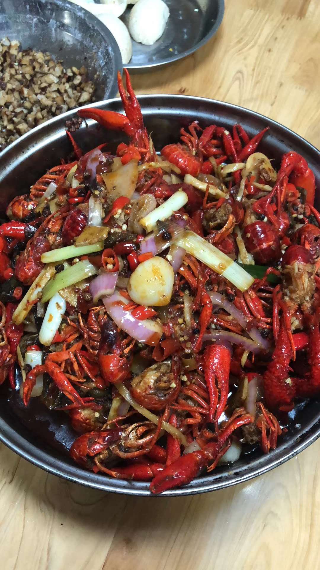 我做的麻辣小龙虾