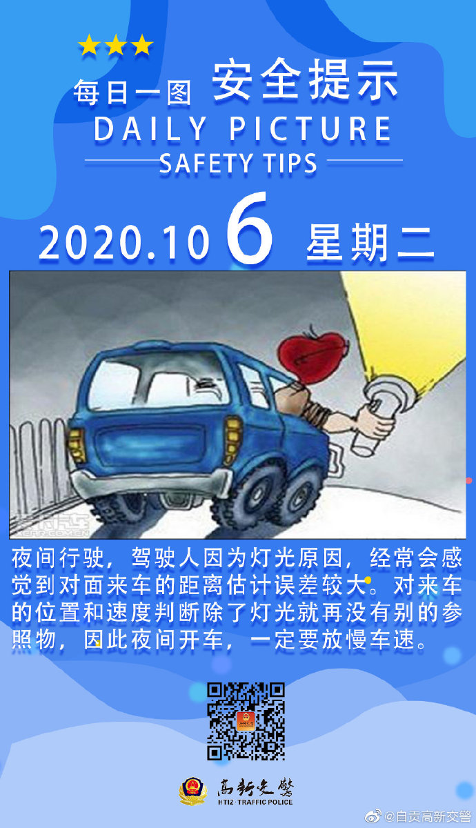 #安全提示每日一图# 欲赶夜路 做好准备。-1.jpg