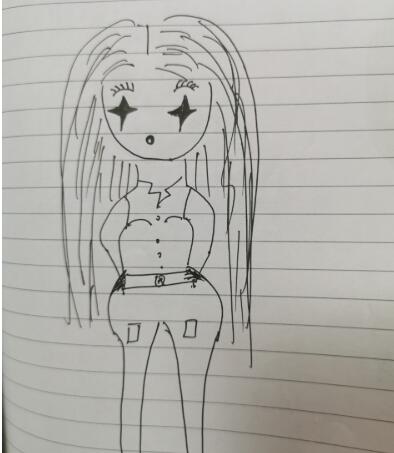 翻到小侄女儿画的画，我怎么感觉这画风有点奇怪呢，是我审美跟不上了吗?-4.jpg