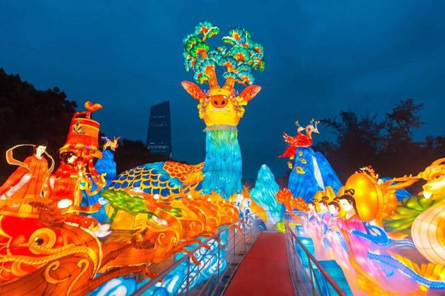 百组自贡彩灯点亮深圳！2021锦绣中华自贡灯会嘉年华璀璨开幕-5.jpg