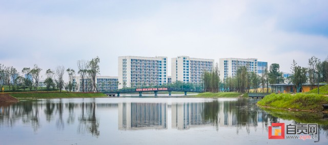 自贡东部新城添“高颜值”公园 宜昆河湿地公园草木葱茏湖水澄碧-1.jpg