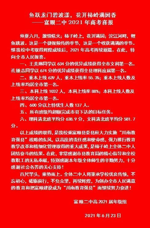 富顺二中王美琳同学以634分获全市文科第一！-1.jpg