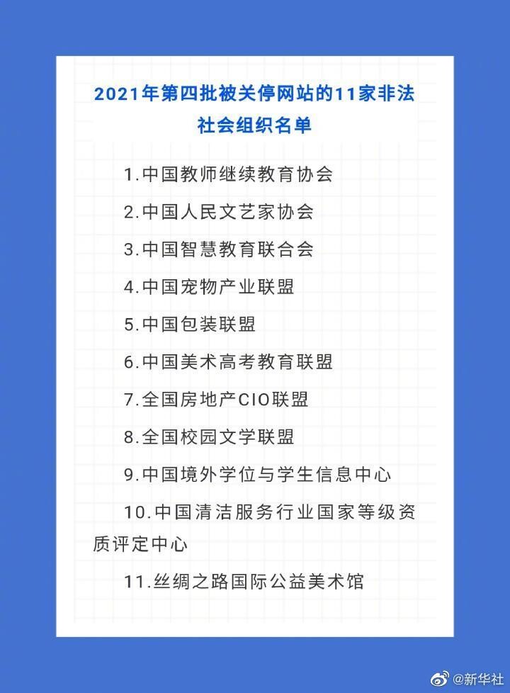 中国人民文艺家协会等11家非法社会组织网站被关停-1.jpeg