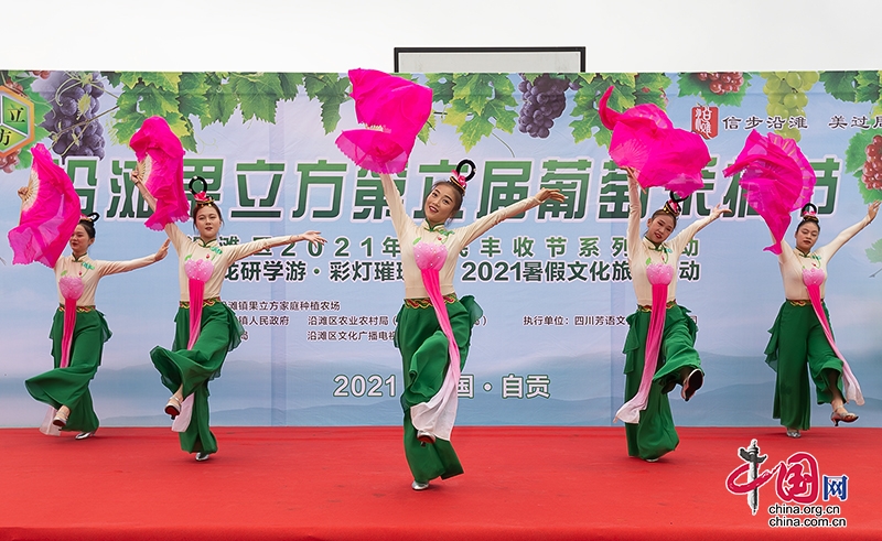 “自贡吐鲁番”的葡萄熟啦 一起来感受香甜的田园风光-6.jpg