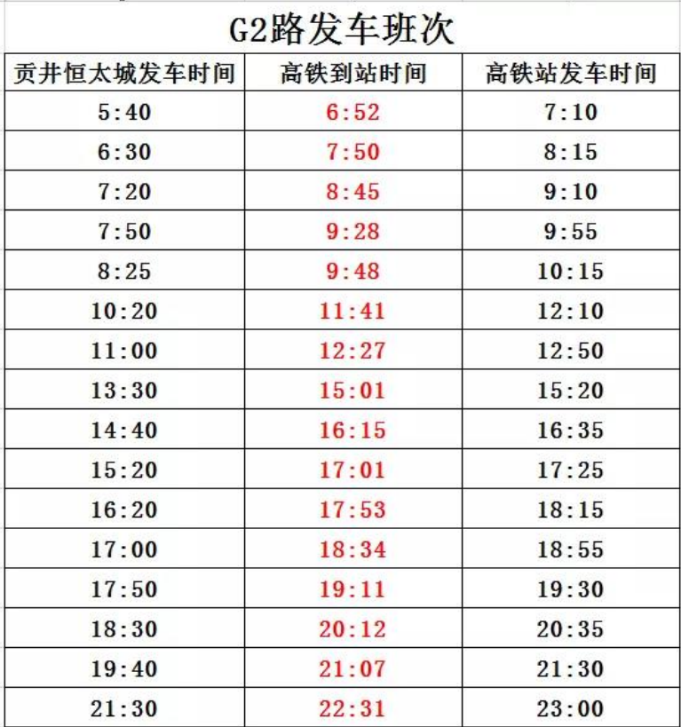 @自贡市民 今（20）日起，4条高铁公交快线优化班次（内附高铁公交快线班次表）-2.png