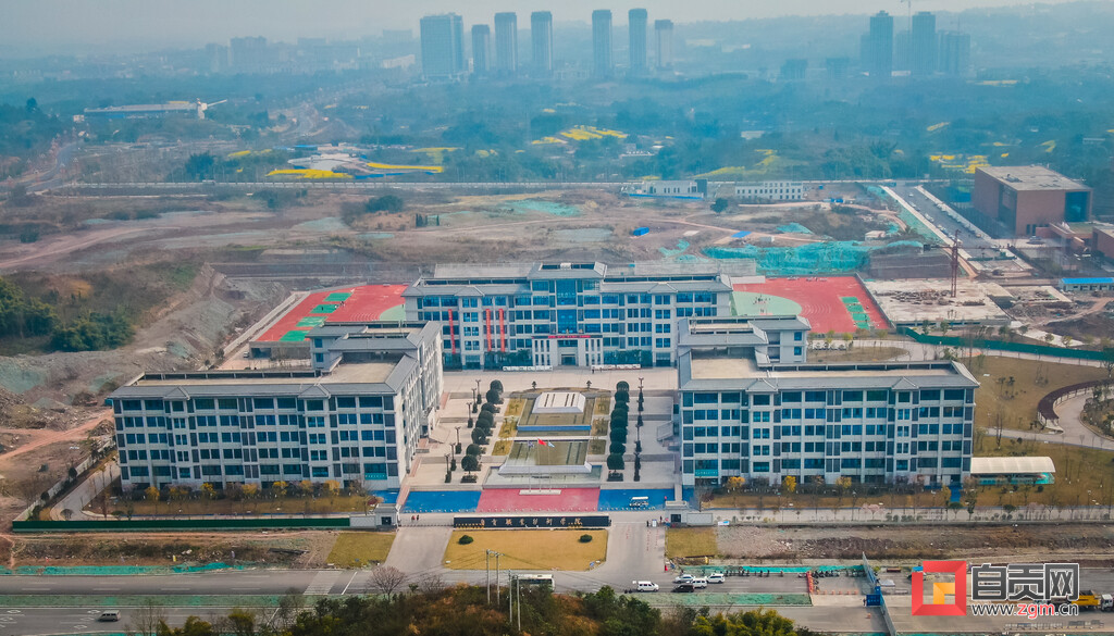 项目建设正当时 自贡职业技术学院二期工程预计今年8月投用-1.jpg