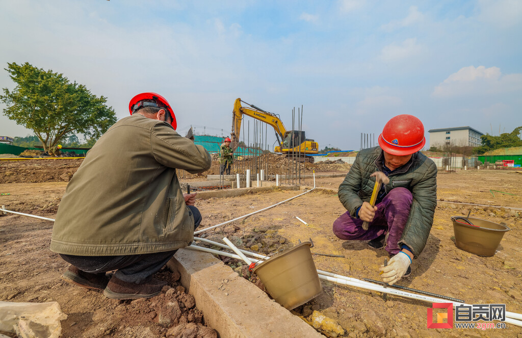 项目建设正当时 自贡职业技术学院二期工程预计今年8月投用-6.jpg