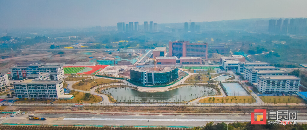 项目建设正当时 自贡职业技术学院二期工程预计今年8月投用-9.jpg