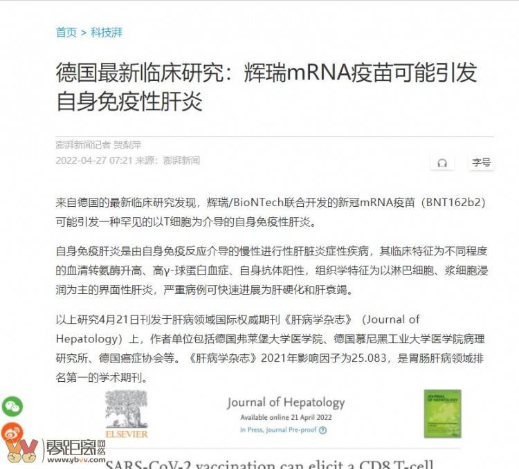 德国最新临床研究：辉瑞mRNA疫苗可能引发自身免疫性肝炎-1.jpg