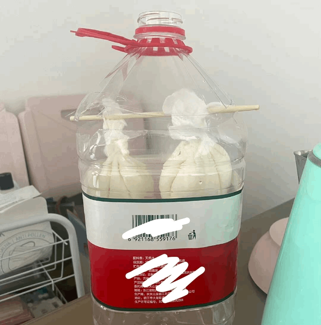 跟抖音学做奶酪，婆婆说我浪费粮食，给她尝还吐-1.gif