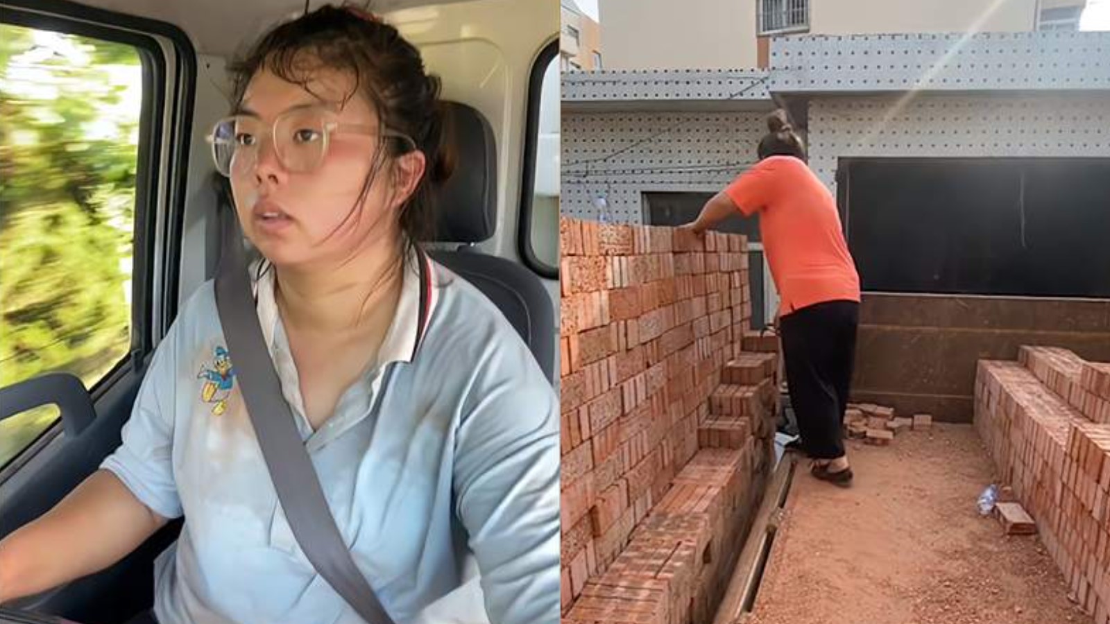 94年女生开货车拉砖，一天搬砖8000块：也喜欢穿裙子做美甲，但这就是生活-1.jpg