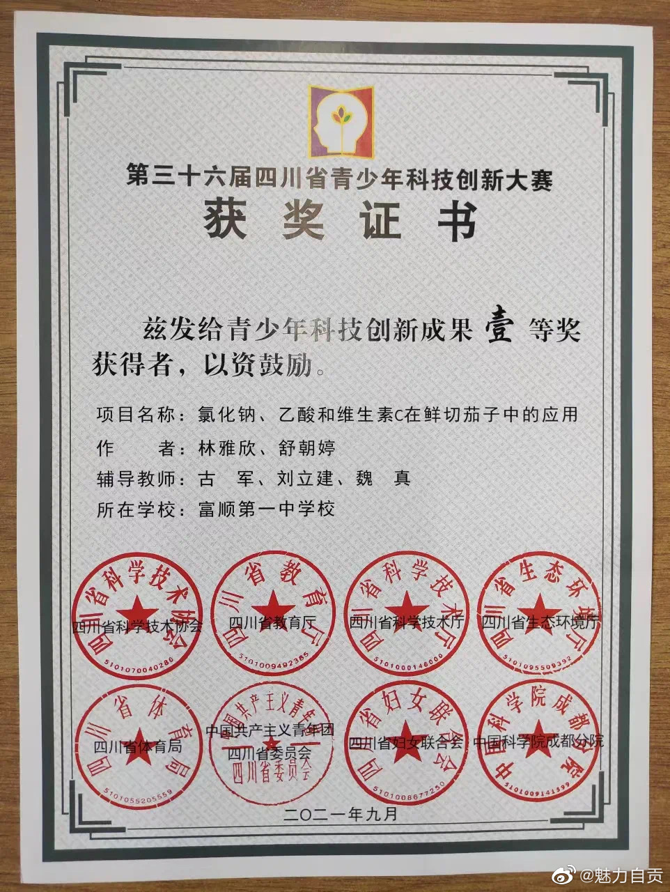 自贡市青少年科技创新市长奖获奖名单出炉！-2.jpg