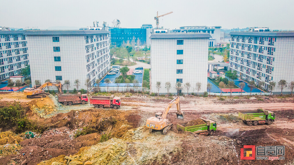 【聚焦重大项目】自贡职业技术学院二期项目明年2月建成-1.jpg
