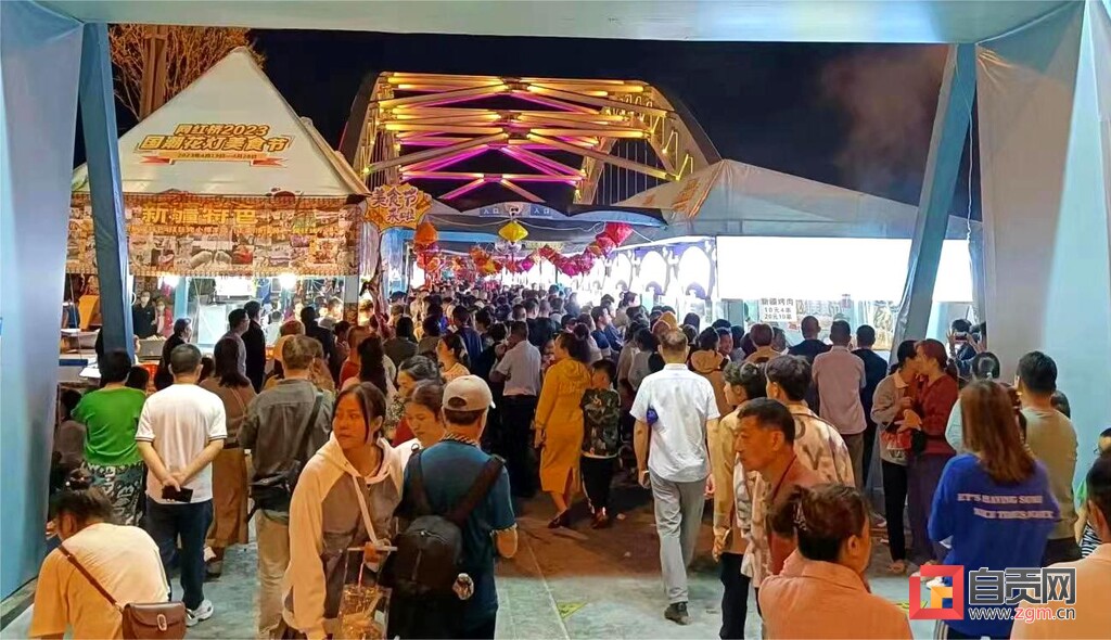 自贡打造夜经济新场景 毛家坝大桥再成“网红”-2.jpg
