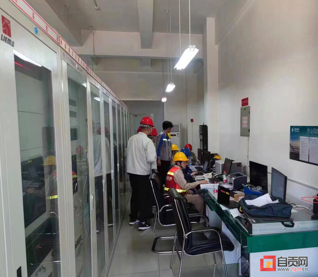 保障富顺城区“迎峰度夏”用电增长需求 自贡供电公司110千伏海棠输变电扩建工程竣工-4.jpg