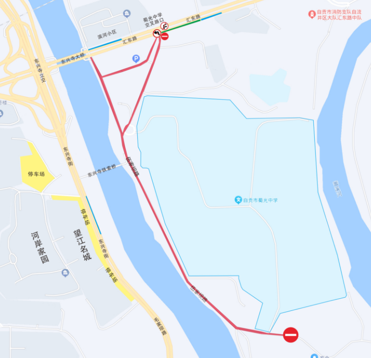 最新！高考期间，自贡交通管控措施及管制区域公布——-2.png