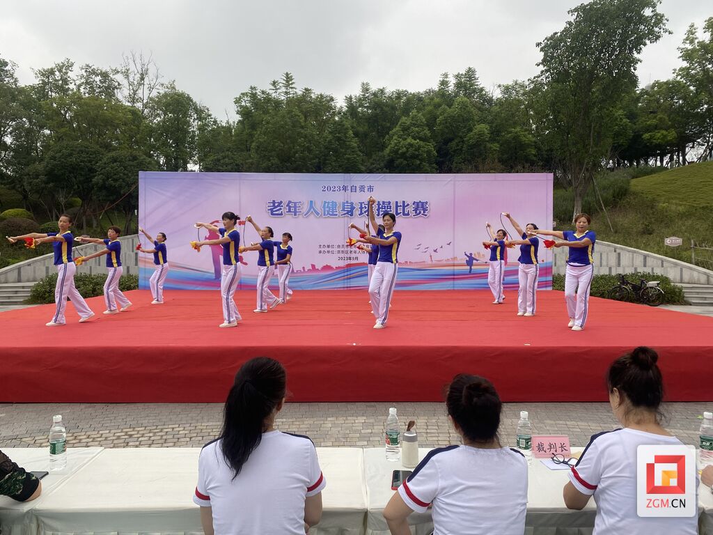 舞出“青春” 自贡市老年人健身球操比赛举行-1.jpg