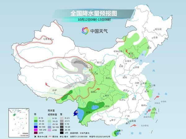 华西秋雨依旧缠绵局地有暴雨 周末起较强冷空气影响北方-1.jpg