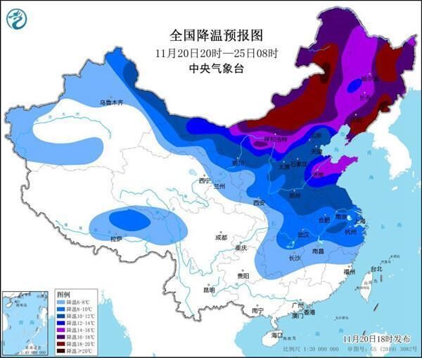 寒潮要来了！这些地方降温或超16℃ 东北迎今冬第三轮强降雪-2.jpg