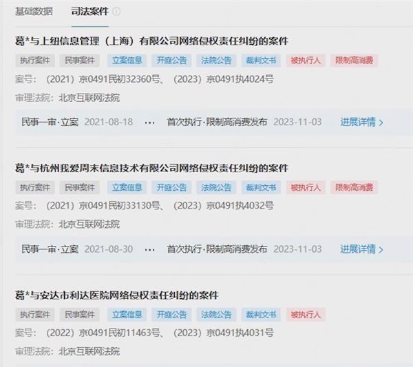 葛优打“葛优躺”官司 7年已发起650余起：几乎全胜 获赔874.87万-2.jpg