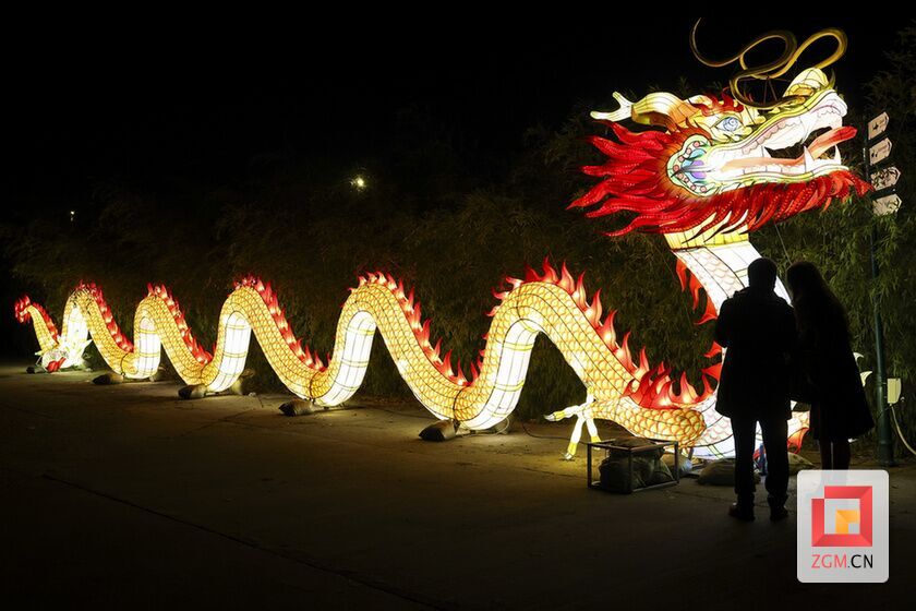 自贡彩灯来到匈牙利！布达佩斯“欢乐春节”中国龙年彩灯节举行-1.jpg