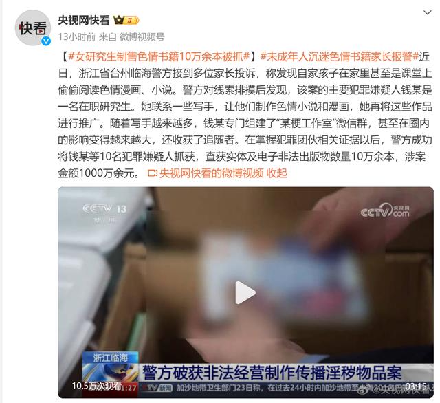 女研究生制售色情书被抓 涉案金额1000万余元-1.jpg