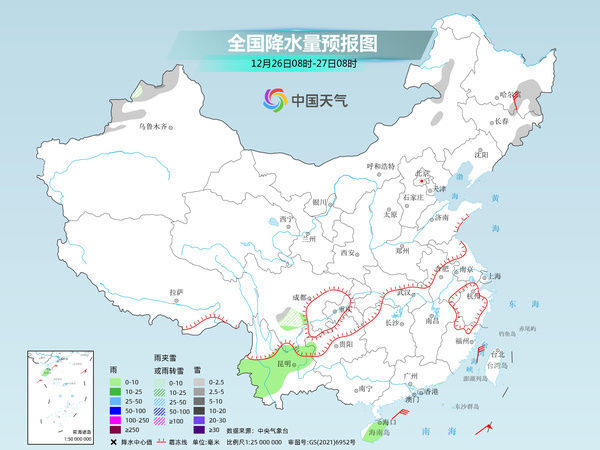 元旦前两股冷空气来袭 气温波动式回升 全国大部降水稀少-1.jpg