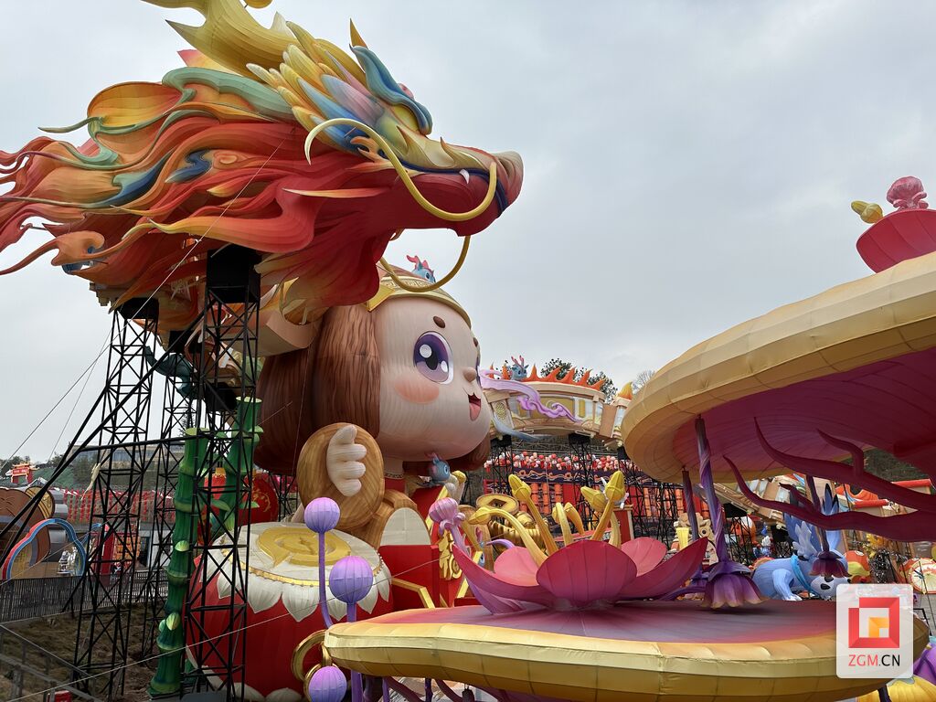 王者荣耀、泡泡玛特！来自贡灯会看热门IP的“彩灯联名款”-3.jpg