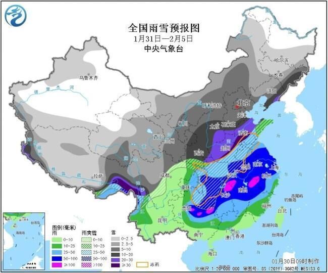 暴҈雨҈！暴҈雪҈！来袭 局地降温20℃ 春运出行早准备-1.jpg