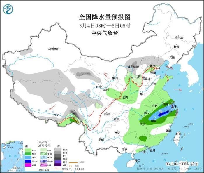 冷空气将影响中东部地区 西藏东南部等地仍有暴雪-1.jpeg