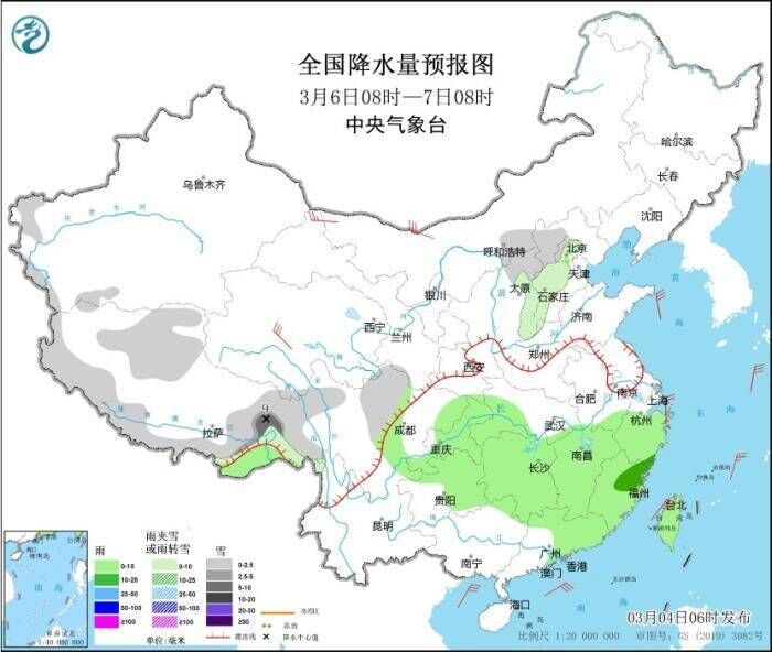 冷空气将影响中东部地区 西藏东南部等地仍有暴雪-3.jpeg