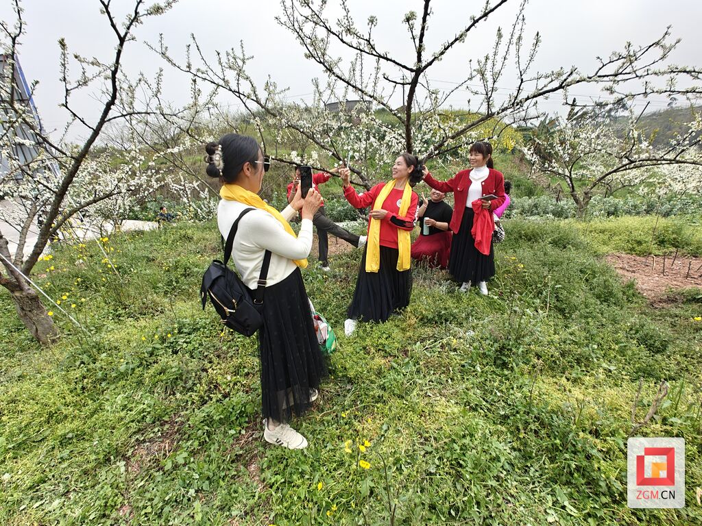 富全镇蒲余村：李花绽放村民欢欣鼓舞 共绘兴村富民新画卷-2.jpg