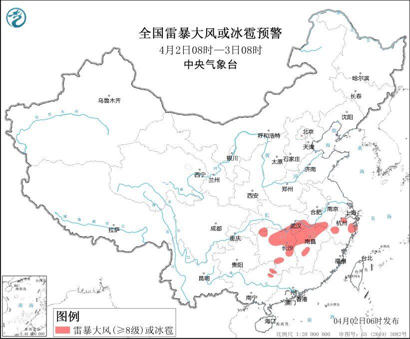 中央气象台继续发布强对流天气黄色预警 一图掌握强对流避险指南-1.jpg