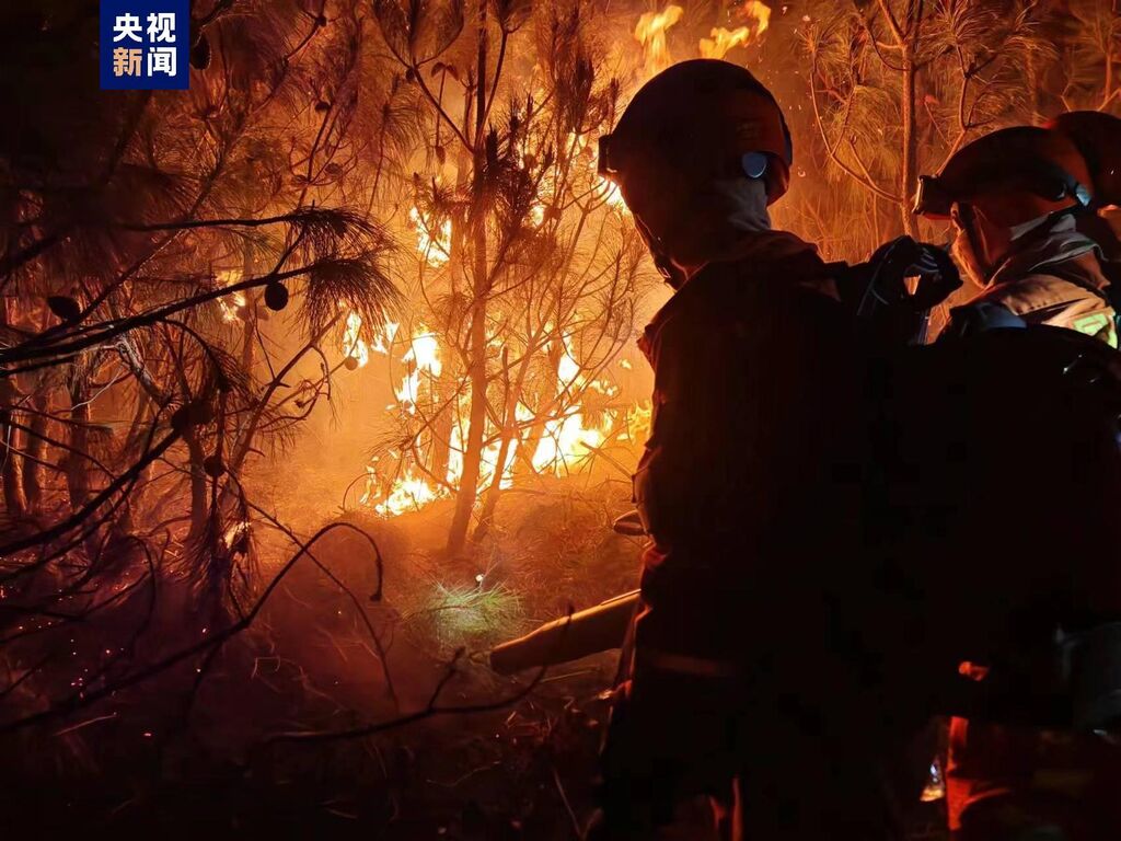 云南大理洱源山火明火已扑灭 转入火场清守-1.jpg