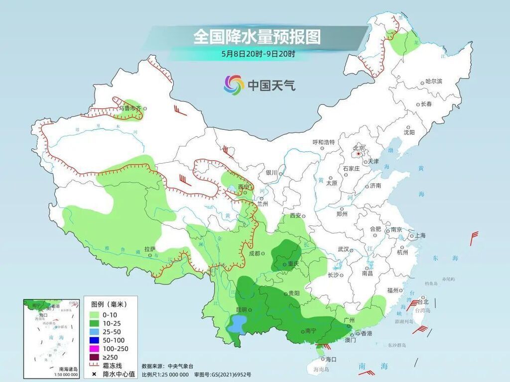 “五一”假期告罄，南方大范围强降雨终于结束，下周北方将飙到35℃-4.jpg