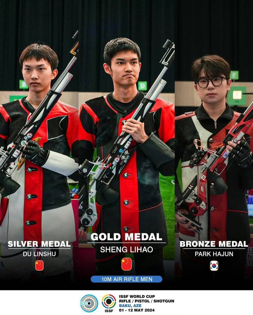 祝贺！中国选手包揽世界杯男子十米气步枪冠亚军-1.jpg