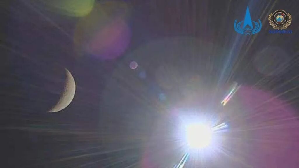 嫦娥六号任务，巴铁卫星拍的月亮和太阳照片来了！-3.jpg