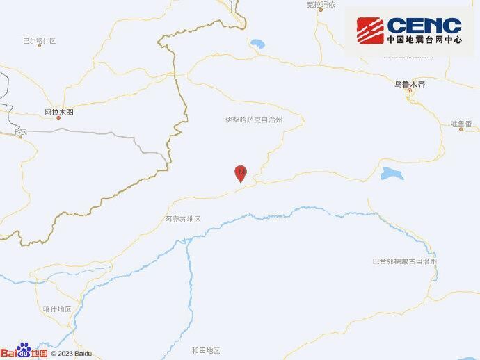 新疆阿克苏地区拜城县发生3.0级地震 震源深度21千米-1.jpg