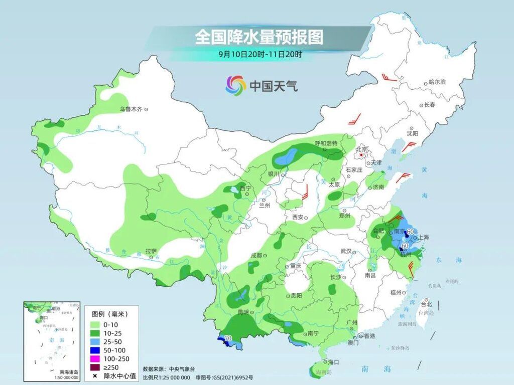 未来10天北方迎三轮降雨 南方多地高温或破历史纪录-2.jpg