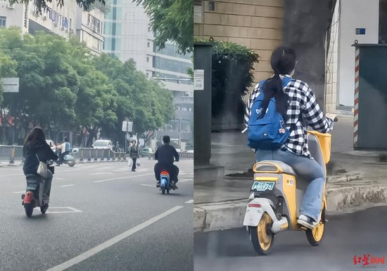 市民反映共享电单车头盔不卫生、大小不合适-1.jpg