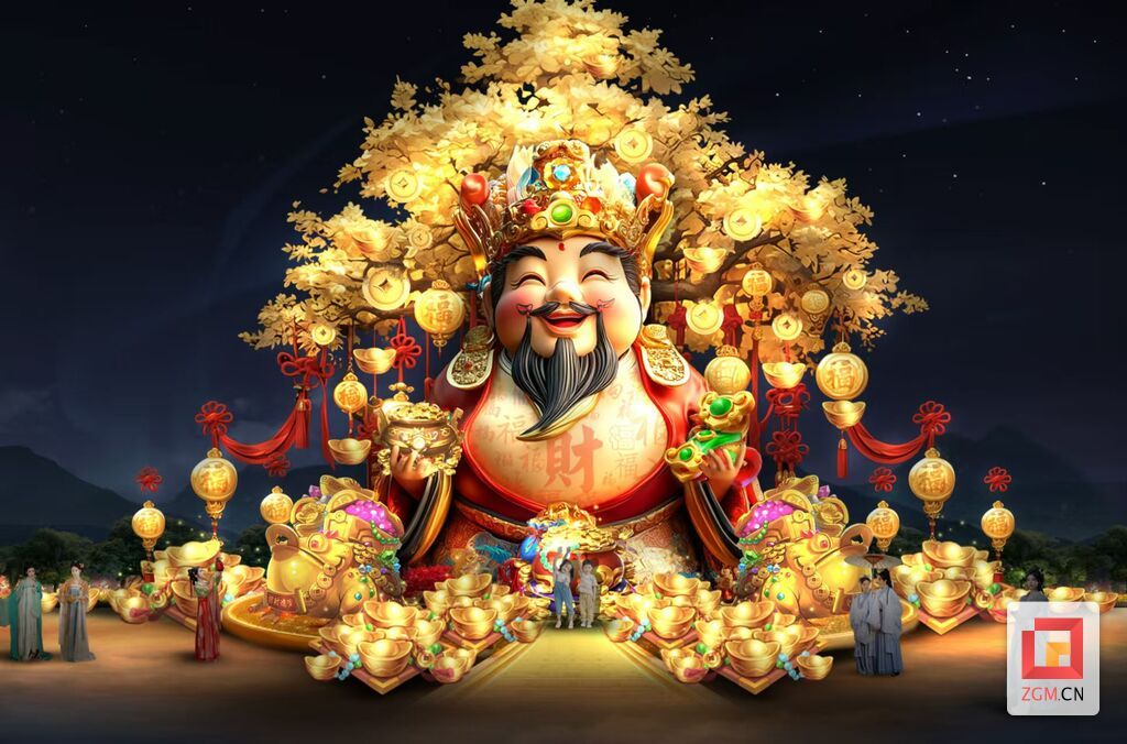 【自贡融媒看灯会】Q版“财神”等您来打卡-1.jpg