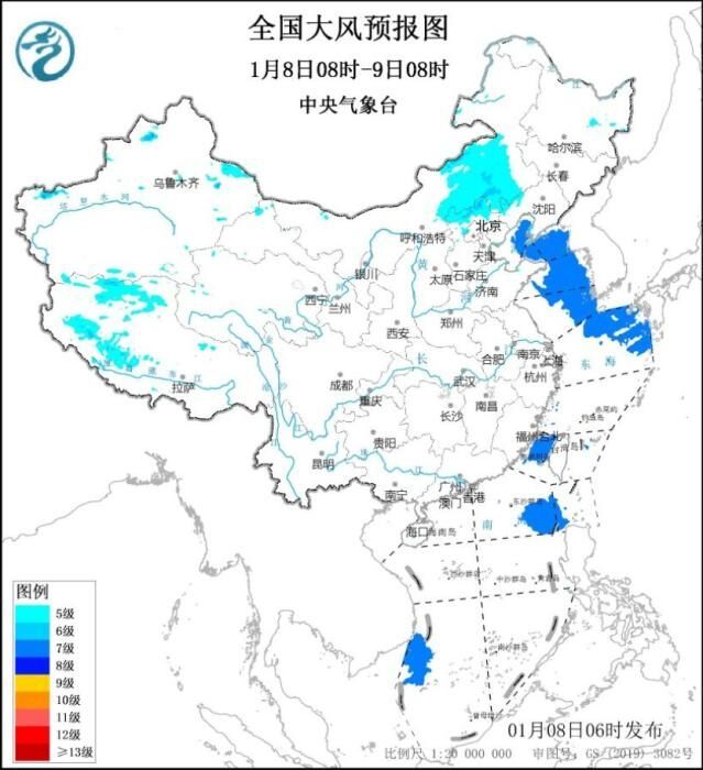 冷空气继续影响我国大部地区 西南地区和江南西部等地有雨雪天气-1.jpg
