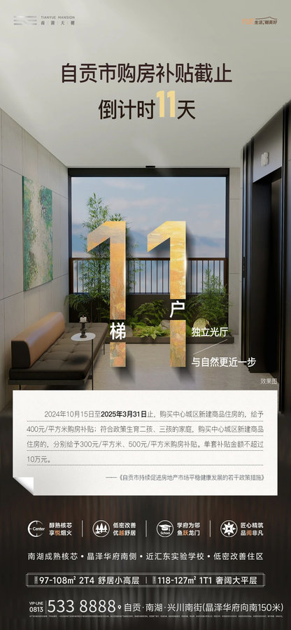 自贡南湖天樾：购房补贴倒计时，醇熟核芯低密改善住区-1.jpeg
