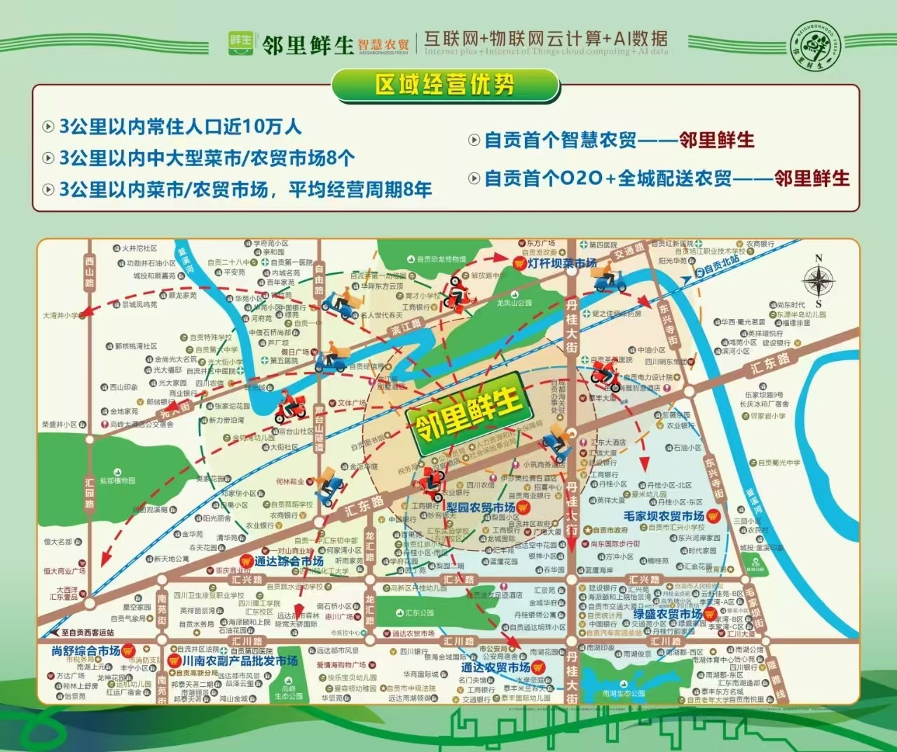 自贡首个智慧农贸标杆落地！邻里鲜生以"科技+产权"重构社区商业新生态-1.jpg
