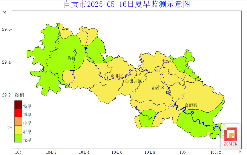 自贡多个气象监测站出现轻度夏旱-1.png