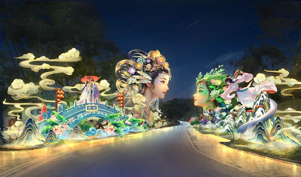 自贡网红灯组《青城双姝》遭遇“李鬼” ，侵权方赔偿并道歉-3.jpg
