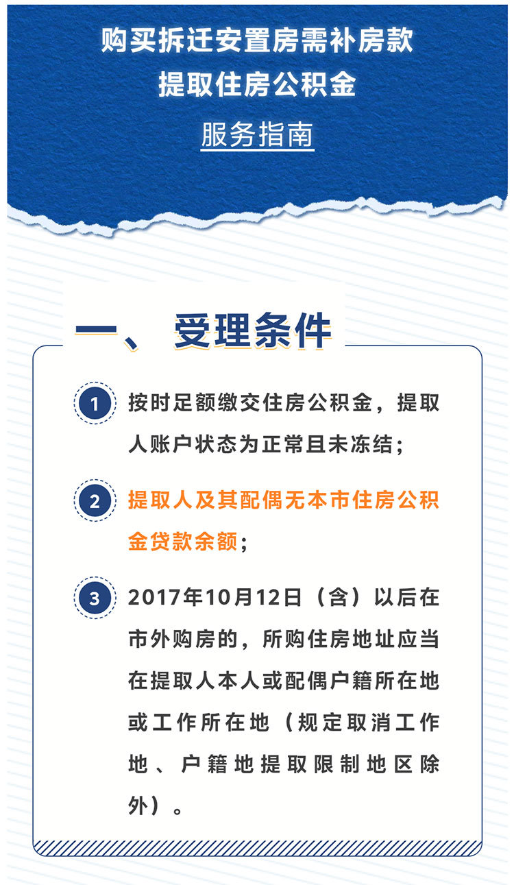 购买拆迁安置房需补房款 提取住房公积金 服务指南-1.jpeg