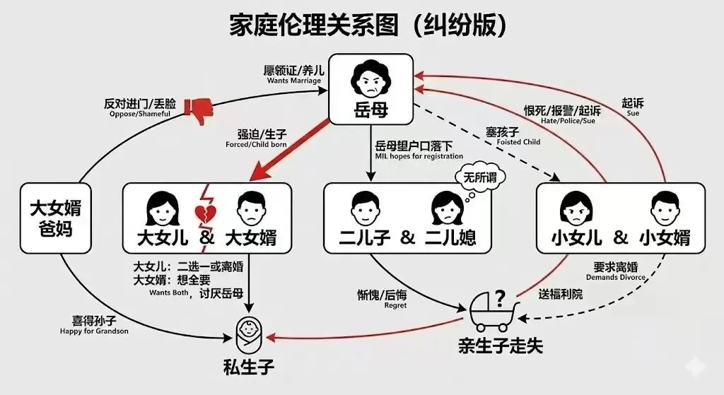 江门大瓜，年度伦理大戏：亲妈下药大女婿借腹生子换外孙…-3.webp