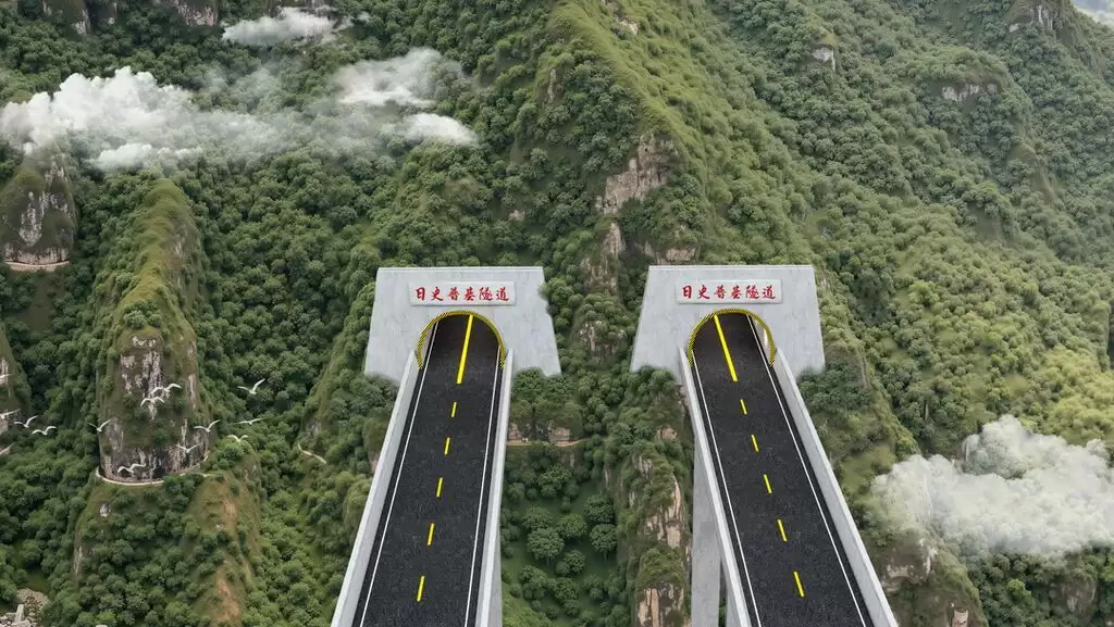 世界最长公路螺旋隧道主体工程全面动工